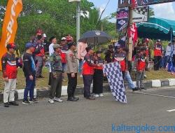 Puluhan Rider Ikut Kejurda Motoprix di Kasongan