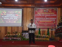 Penjabat Bupati Katingan Safari Natal ke Sanaman Mantikei