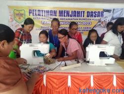 Dewan Gumas Gunakan Dana Pokir untuk Gelar Pelatihan Menjahit