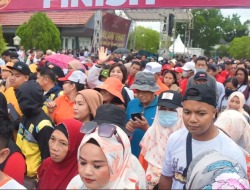 KPU Kalteng Gelar Jalan Sehat Pemilu Damai