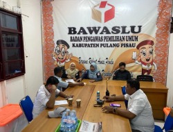 Bawaslu Pulpis Laporkan Dugaan Pidana Pemilu
