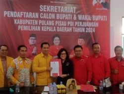 Maju Pilkada, Ahmad Rifai Ambil Formulir di Kantor PDIP Pulpis