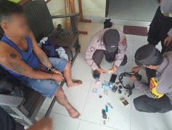 Berlagak Jagoan, “Koboi” Bersenpi Diciduk Polisi