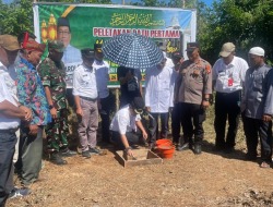 Peletakan Batu Pertama Pembangunan Masjid Agung Palingkau