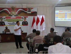 Personel Polres Kapuas Diberi Pembinaan Kode Etik