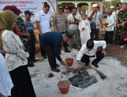 Peletakan Batu Pertama Pembangunan Masjid Al-Manar
