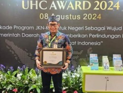 Palangka Raya Raih Penghargaan UHC Award