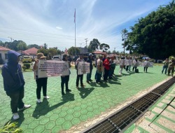 Soal Anggaran Kerja Sama, Wartawan di Bartim Lakukan Demo, Sampaikan Tujuh Tuntutan!