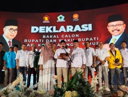 Pasangan Sanidin-Siyono Deklarasi sebagai Calon Bupati dan Wakil Bupati Kotim