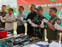 Kejaksaan Katingan Musnahkan Barbuk 198,83 Gram Sabu