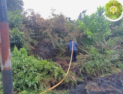 Satu Hari Dua Lahan di Kotim Terbakar, Diduga Disengaja!