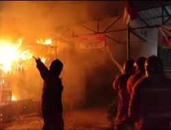 Satu Bangunan Sembako di Kotim Hangus Terbakar, Ditaksir Kerugian Ratusan Juta