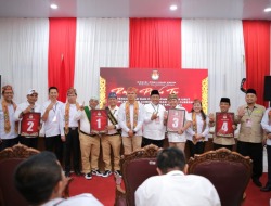 Empat Paslon Gubernur Kalteng Cabut Nomor Urut, KPU Berharap Proses Kampanye Berlangsung Damai