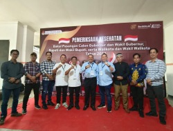 KPU Mura Dampingi Paslon Cek Kesehatan di Doris Sylvanus