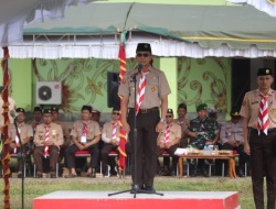 Pj Bupati Buka Kemah Besar Pramuka Tingkat Kwartir Cabang Murung Raya