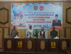 Sekda Katingan Buka Rakor Tim Penurunan Pencegahan Stunting