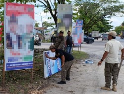 APK Kedaluwarsa Semrawut di Jalanan, Satpol PP Kota Palangka Raya Lakukan Tertibkan