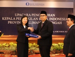 Kepala Perwakilan Bank Indonesia Kalteng Dikukuhkan, Ini Pesan Deputi