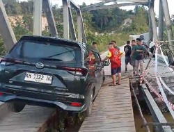 Jembatan Sei Kurun Rusak Parah