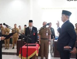 Penjabat Wali Kota Palangka Raya Melantik Pj Sekda Kota