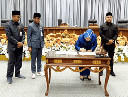 DPRD Barito Utara Paripurna Penetapan Calon Pimpinan