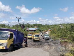 Jalan Rusak, Suplai BBM ke Kuala Kurun Macet