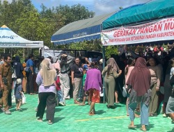 Masyarakat Gumas Serbu Gerakan Pangan Murah