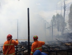 Jelang Lebaran, Empat Rumah di Kotim Ludes Terbakar