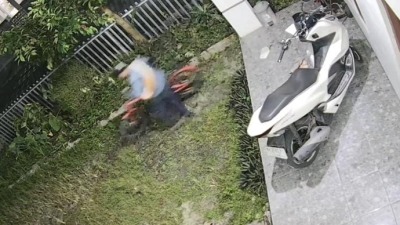 Sambil Bawa Gendongan Bayi, Seorang IRT Terekam CCTV saat Nyolong Sepeda Lipat
