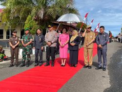 Ketua DPRD Gumas Hadiri Penyambutan Kapolres Baru