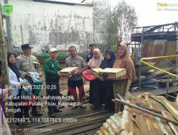 Anggota Dewan Pulpis Salurkan Bantuan kepada Korban Kebakaran Bahaur Tengah