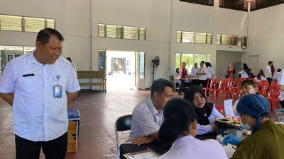 Peringati HAB ke-61, Kanwil Ditjenpas Kalteng Gelar Donor Darah