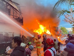 Satu Rumah dan Dua Bangunan di Kotim Ludes Terbakar