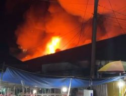 Lagi, Pasar Sari Mulia di Kapuas Terbakar