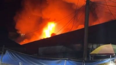 Lagi, Pasar Sari Mulia di Kapuas Terbakar