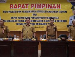 Bupati Katingan Buka Rapim Tepra Dan Rakordal Triwulan I Tahun 2025