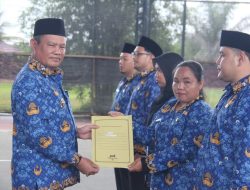 Bupati Seruyan Serahkan SK CPNS serta PPPK Formasi 2024