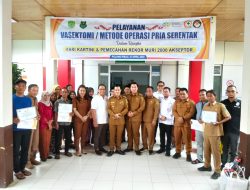 Peringati Hari Kartini, DP3APPKB Pulpis Gelar Pelayanan KB Vasektomi MOP, Pecahkan Rekor Muri 2.000 Akseptor