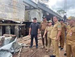 Jembatan Ambruk di Bataguh, Wabup Kapuas Tinjau Lokasi dan Minta Akses Dibuka Cepat