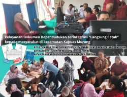 Disdukcapil Kapuas Laksanakan Jemput Bola Pelayanan Adminduk di Kapuas Murung