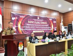 Sekda Kapuas Hadiri Rapat Pleno Terbuka Penetapan Pasangan Calon Terpilih Bupati & Wakil Bupati Kapuas 2024