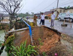 Box Culvert Rusak Akibat Normalisasi Sungai, Dinas PUPR Kobar Lakukan Penanganan Sementara