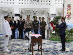 Indra Gunawan Dilantik Jadi Pj Bupati Barut, Gubernur Kalteng Tekankan Netralitas Jelang PSU