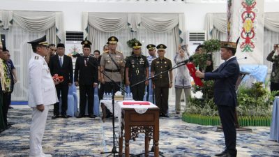 Indra Gunawan Dilantik Jadi Pj Bupati Barut, Gubernur Kalteng Tekankan Netralitas Jelang PSU