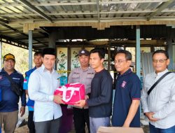Bupati Pulpis Serahkan Bantuan untuk Korban Kebakaran di Kelurahan Kalawa