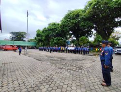 Gloriana Pimpin Apel Disdamkarmat Palangka Raya, Tekankan Disiplin dan Keselamatan Kerja