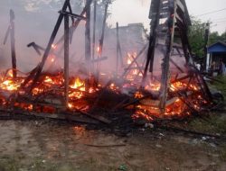 Eks Kantor PLN di Desa Buntoi Ludes Terbakar, Warga Geger!