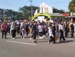 Bupati Mura Lepas Ribuan Peserta Jalan Sehat & Aksi Bersih Sampah Plastik Peringati Hari Lingkungan Hidup