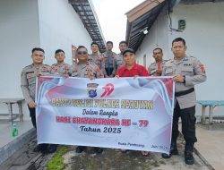 Sambut Hari ke-79 Bhayangkara, Polres Seruyan Aksi Bersih Masjid & Gereja