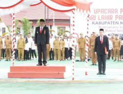Wakil Bupati Mura Pimpin Upacara Peringatan Hari Lahir Pancasila